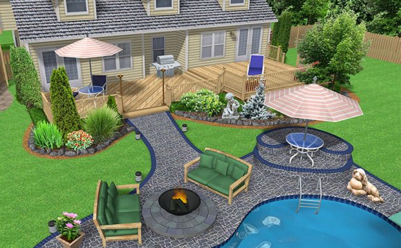 Backyard landscaping design