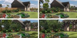 Envision your landscape design now and years from now!