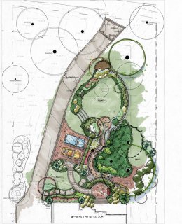 front yard landscape design site plan