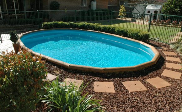 Above ground pool Design Landscaping