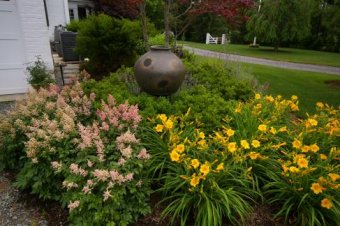 planting and urn