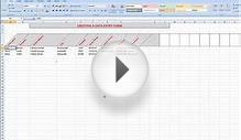 How to create a data input form in Excel - your online